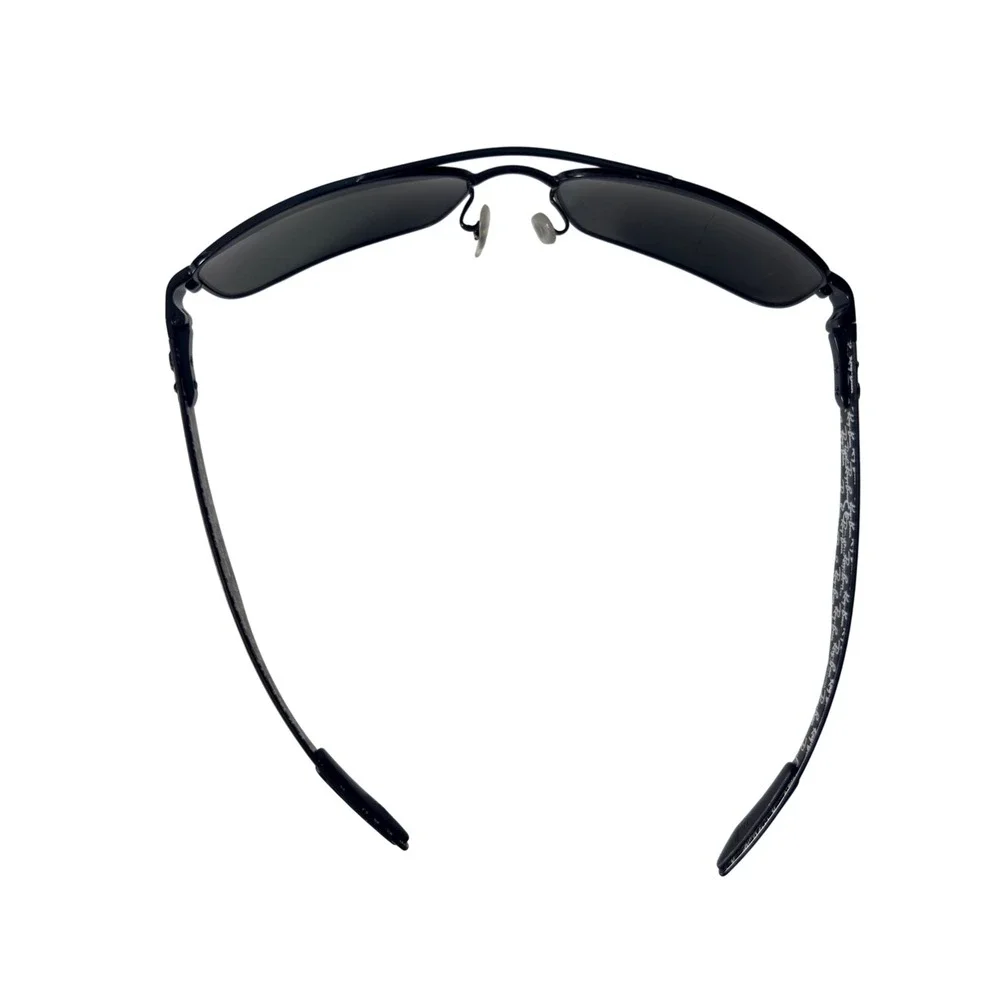 Ray-Ban RB 8316 002/N5 62-18 135 3P Polarized Sunglasses Black Metal Rectangle